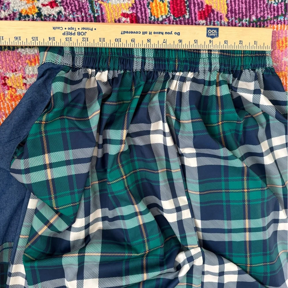 Kosmios Mixed Media Plaid & Denim Maxi Skirt large boho Lagenlook - Picture 7 of 8